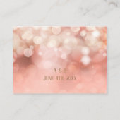 Mariage Bienvenue Cartes de Place Géométrique Boke (Dos)