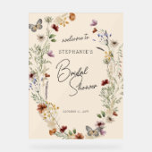 Mariage Bienvenue Fleurs Sauvages Bohème d'Automne (Recto)