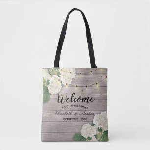 Mariage Bienvenue Sac cadeau Fleur Chaîne Lumière