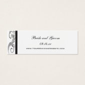 Mariage Black and White Swirls (Devant)