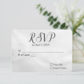 Mariage blanc Abstrait RSVP (Debout devant)