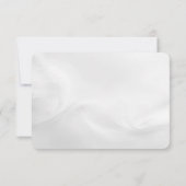 Mariage blanc Abstrait RSVP (Dos)