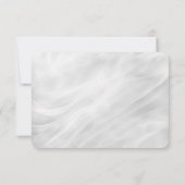Mariage blanc Abstrait RSVP (Dos)