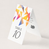 Mariage blanc Confetti multicolore Pastel (Front)