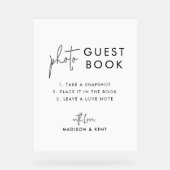 Mariage blanc du livre d'invités photo (Recto)