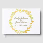 Mariage blanc élégant à la feuille d'or (Recto)