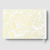 Mariage blanc floral à huile d'or (Verso)