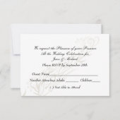 Mariage blanc populaire RSVP (Devant)