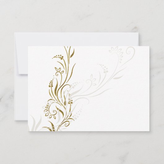 Mariage blanc populaire RSVP (Dos)