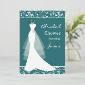 mariage blanc sur la Invitation de la Fête de l'ma (Debout devant)