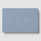 Mariage bleu foncé chic (Recto)