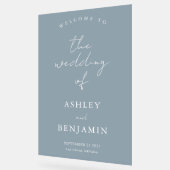 Mariage bleu foncé simple et élégant (Angle)