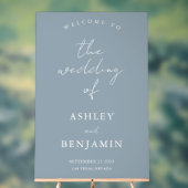 Mariage bleu foncé simple et élégant (Neutre)