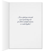 Mariage bleu marine (Intérieur (Droit))