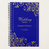 Mariage bleu marine Chic Gold Floral (Devant)