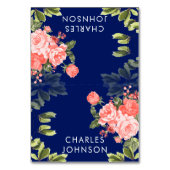 Mariage bleu marine et corail | Cartes (Par défaut)