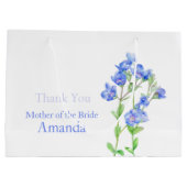 Mariage bleu mère de la mariée privilégier sac cad (Dos)