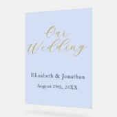 Mariage bleu opulent (Angle)