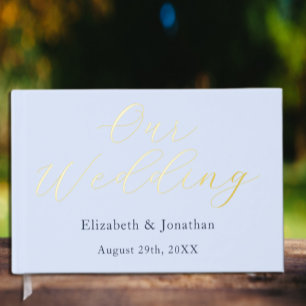 Mariage bleu opulent