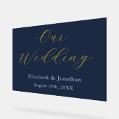 Mariage bleu opulent (Angle)