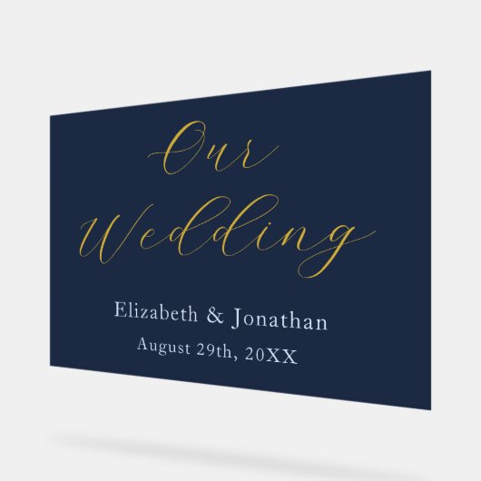 Mariage bleu opulent (Angle)