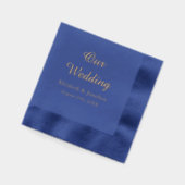 Mariage bleu opulent (Gauche)