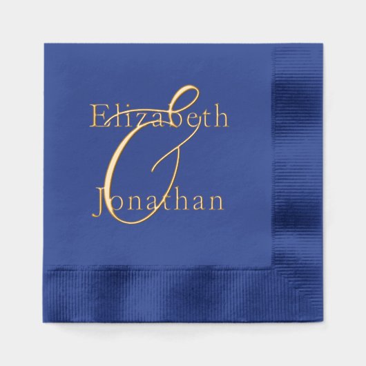 Mariage bleu opulent (Recto)