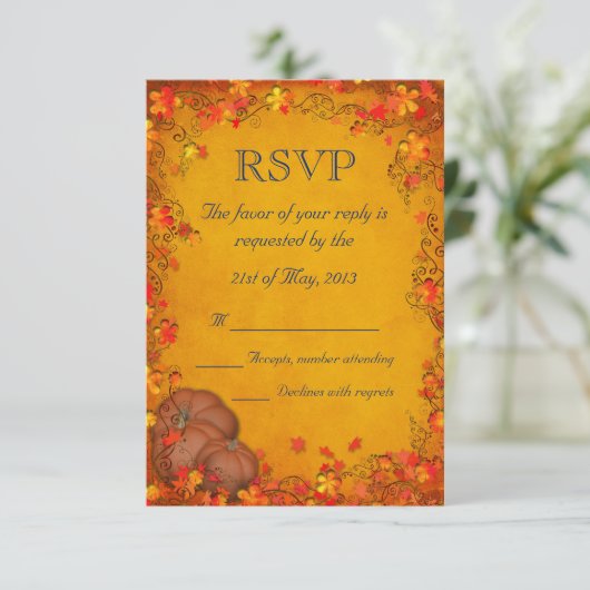 Mariage Bliss automne RSVP (Debout devant)