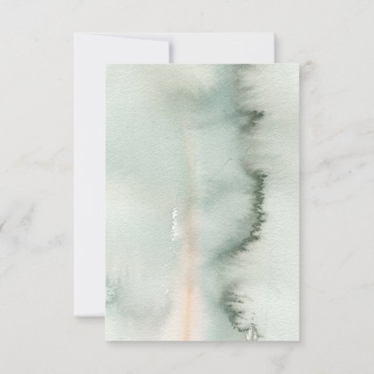 Mariage bohème verdoyant RSVP (Dos)