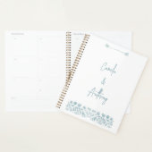 Mariage Boho Fleur sauvage bleu (Devant avec enveloppe)