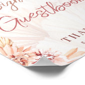 Mariage Boho Livre d'or Signature Engagement Bohèm (Coin)