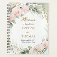 Mariage Boho moderne cadre fleuri or floral