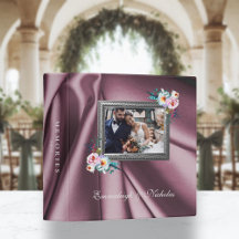 Mariage Boho rose Floral Photo Scrapbook Album