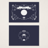 Mariage Boho Swirls (couleur Arrière - plan modifi (Devant & derrière)