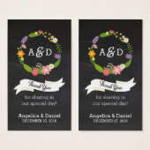 Mariage Boho Woodland Wreath (Devant & derrière)