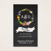 Mariage Boho Woodland Wreath (Dos)