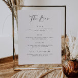 Mariage Boire Menu Bar Signer Poster de réception<br><div class="desc">Le panneau de la barre de menu des boissons en papier est parfait pour ajouter à un cadre à afficher au bar. Vous pourrez choisir les boissons à commander lors de votre événement. Cet article fait partie de notre Crystal faire-part de mariage suite C100, veuillez visiter notre magasin pour voir...</div>