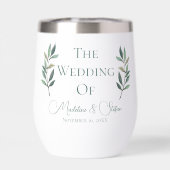 Mariage botanique chic sur mesure Eucalyptus Feuil (Arrière)