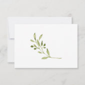 Mariage Botanique Enregistrer La Date Invitations  (Dos)