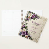 Mariage botanique floral violet doux (Devant avec enveloppe)