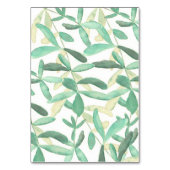 Mariage botanique moderne Numéro de table (Dos)