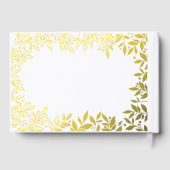 Mariage botanique or blanc (Verso)