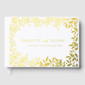 Mariage botanique or blanc (Recto)