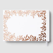 Mariage botanique or rose blanc  (Verso)