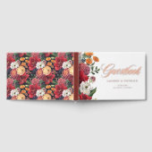 Mariage botanique rouge Amaryllis et fleurs d'auto (Complet)