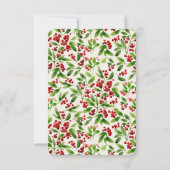 Mariage botanique rustique vert RSVP avec code QR (Dos)