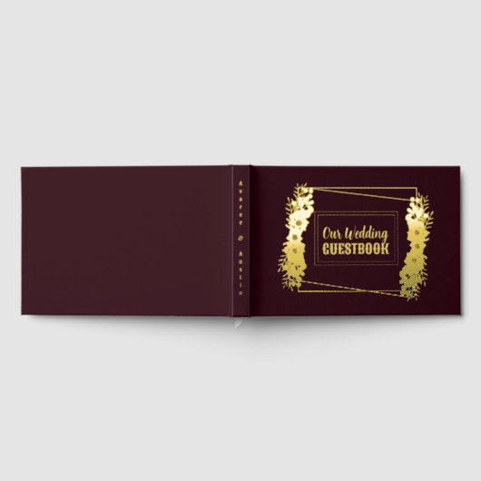 Mariage Bourgogne et Gold Foil (Complet)