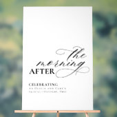 Mariage Brunch Le Matin Après L'Affiche de bienven (Neutre)