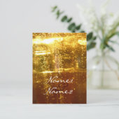 Mariage Bubbles Modèle de carte postale (Debout devant)