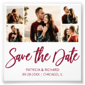 Mariage Budget Moderne Enregistrer La Date Photo C (Devant)